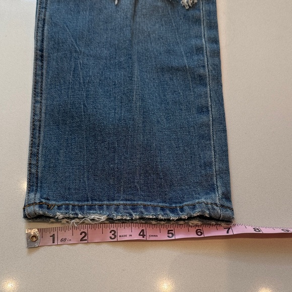 Abercrombie & Fitch The Ankle Straight Ultra High Rise Ripped Jeans, Size 27 - Picture 11 of 11